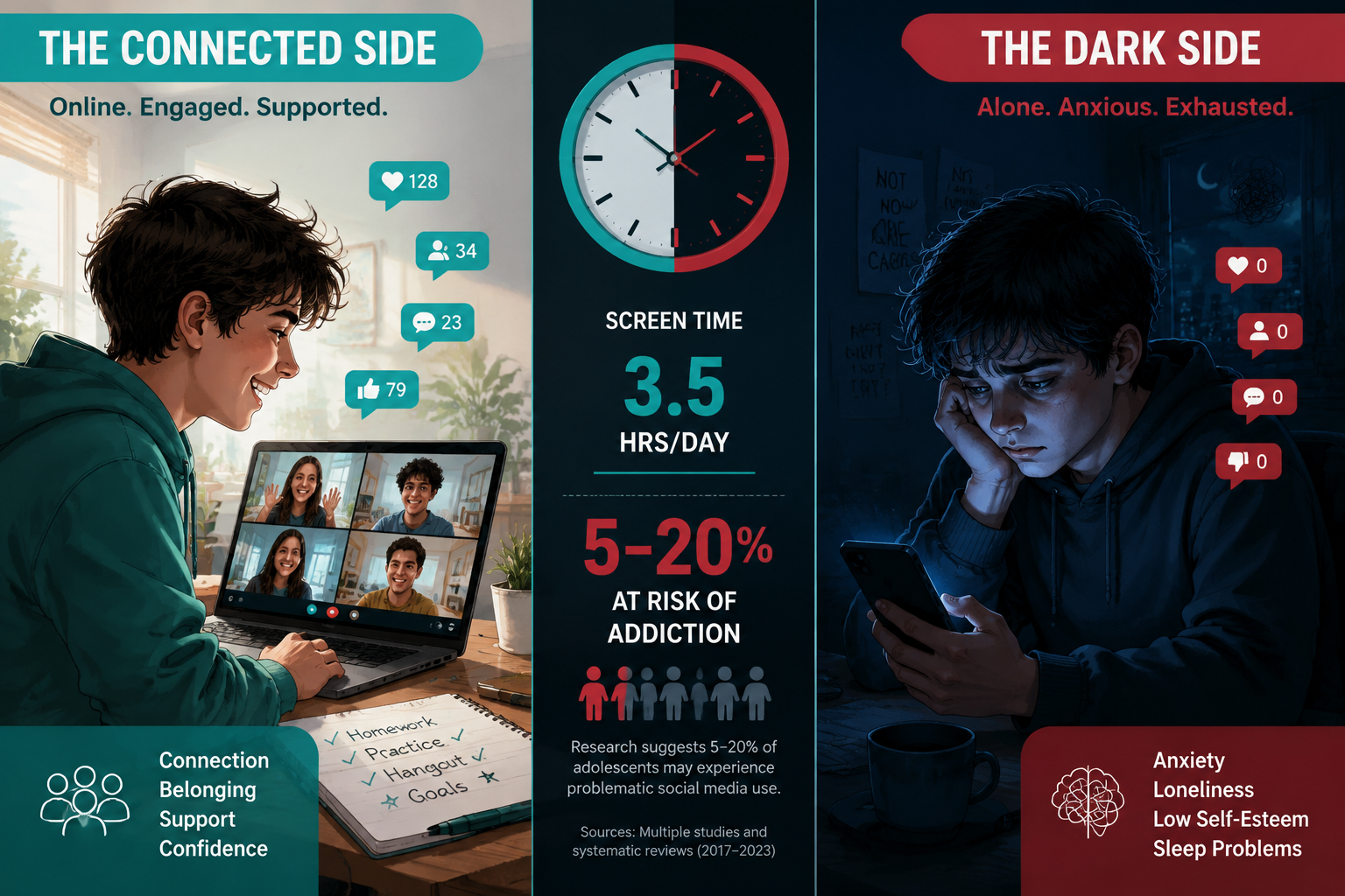 Social Media and Youth Mental Health: Addiction Concerns 